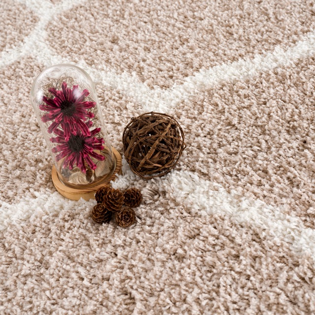 Sanat Hochflor-Teppich »Madrid« rechteckig 30 mm Höhe Wohnzimmer, Langflor, Shaggy Teppich
