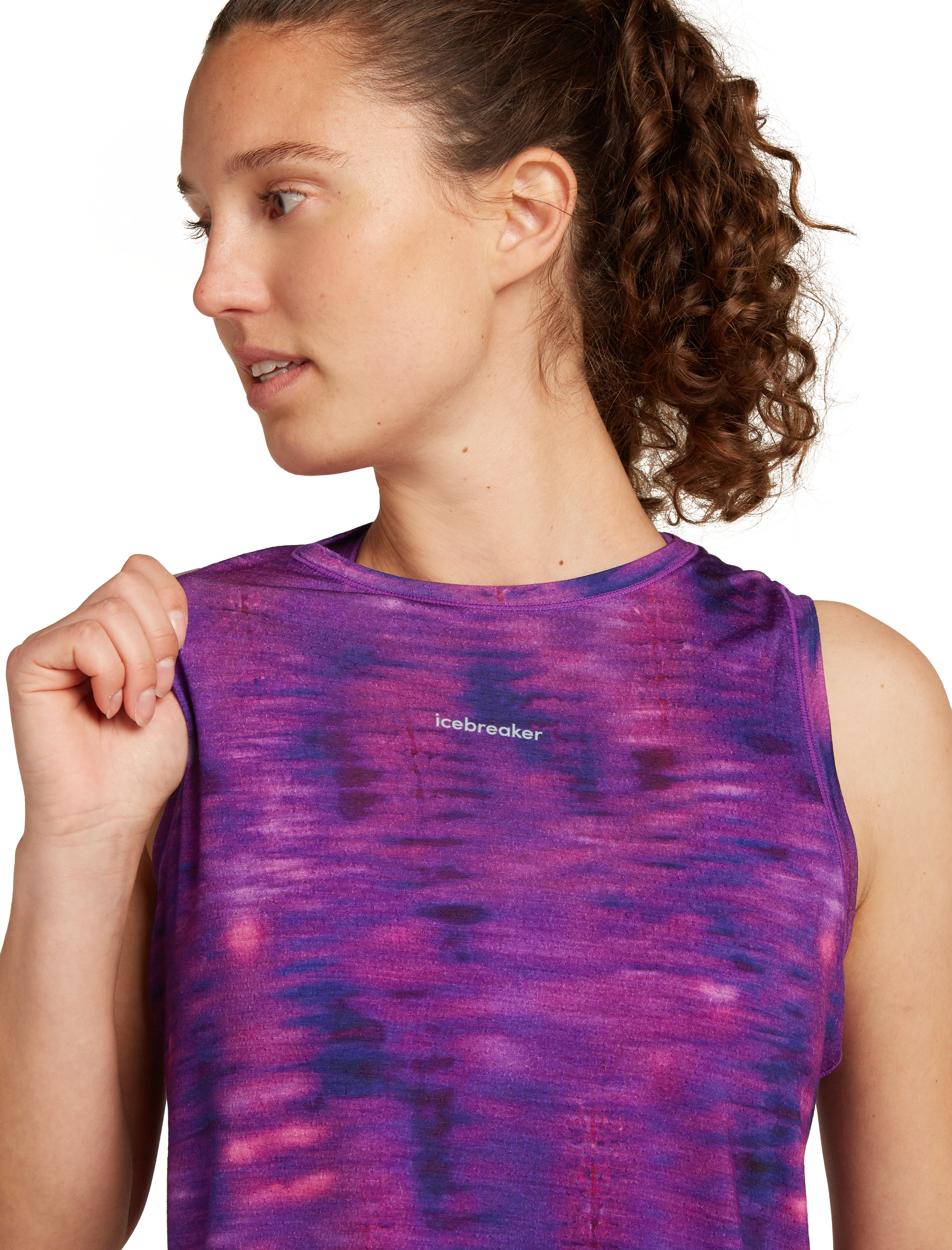 W Merino Blend 125 Cool-Lite Speed Tank Fusion AOP