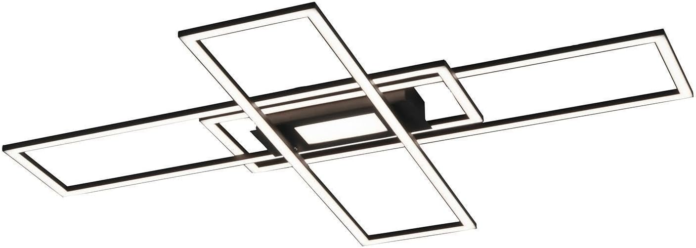 Just Light Deckenlampe Deckenleuchte Wohnzimmerlampe LED dimmbar Fernbedienung L 98,9 cm