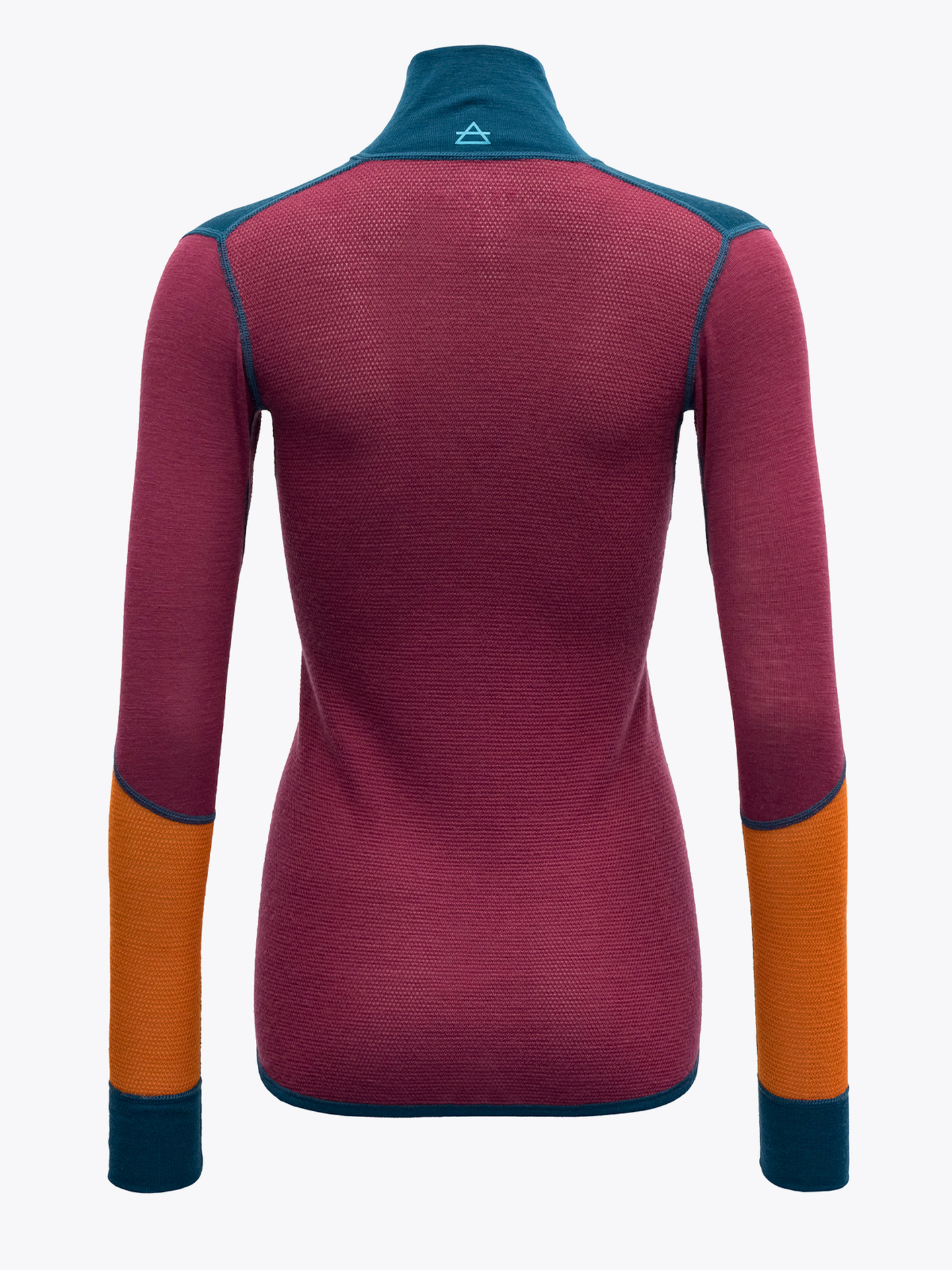 Wool Mesh 190 Zip Neck Woman
