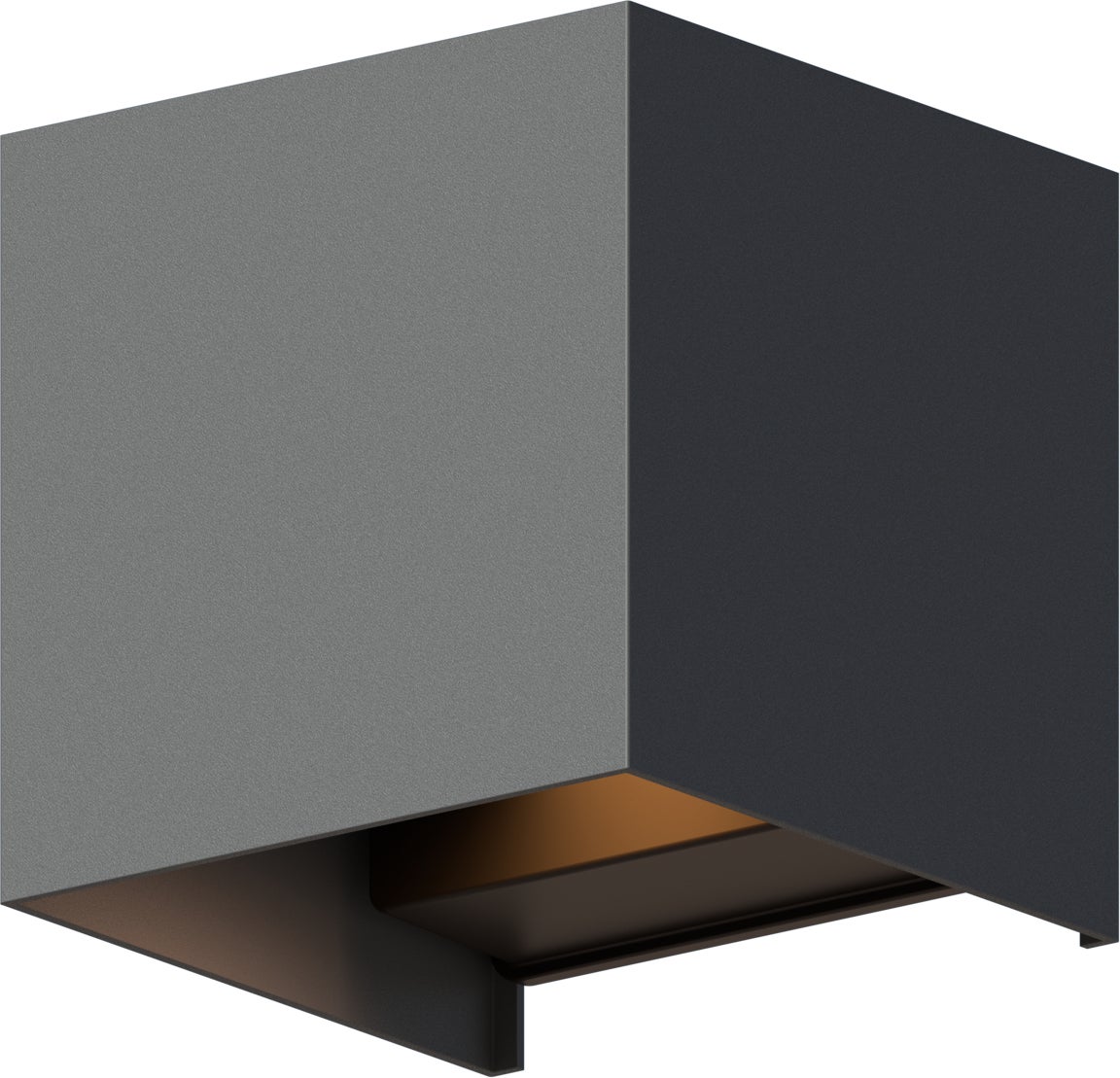 Calex wandlamp Bari antraciet 10 x 10 x 10 cm