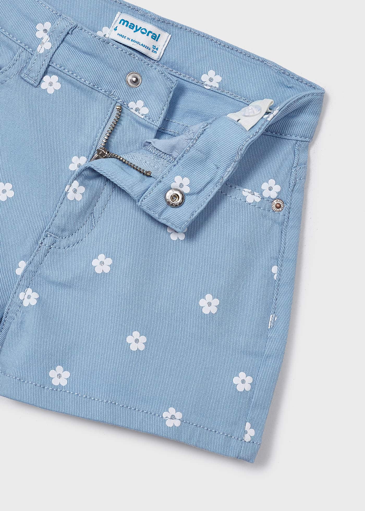 Calções estampados para meninas