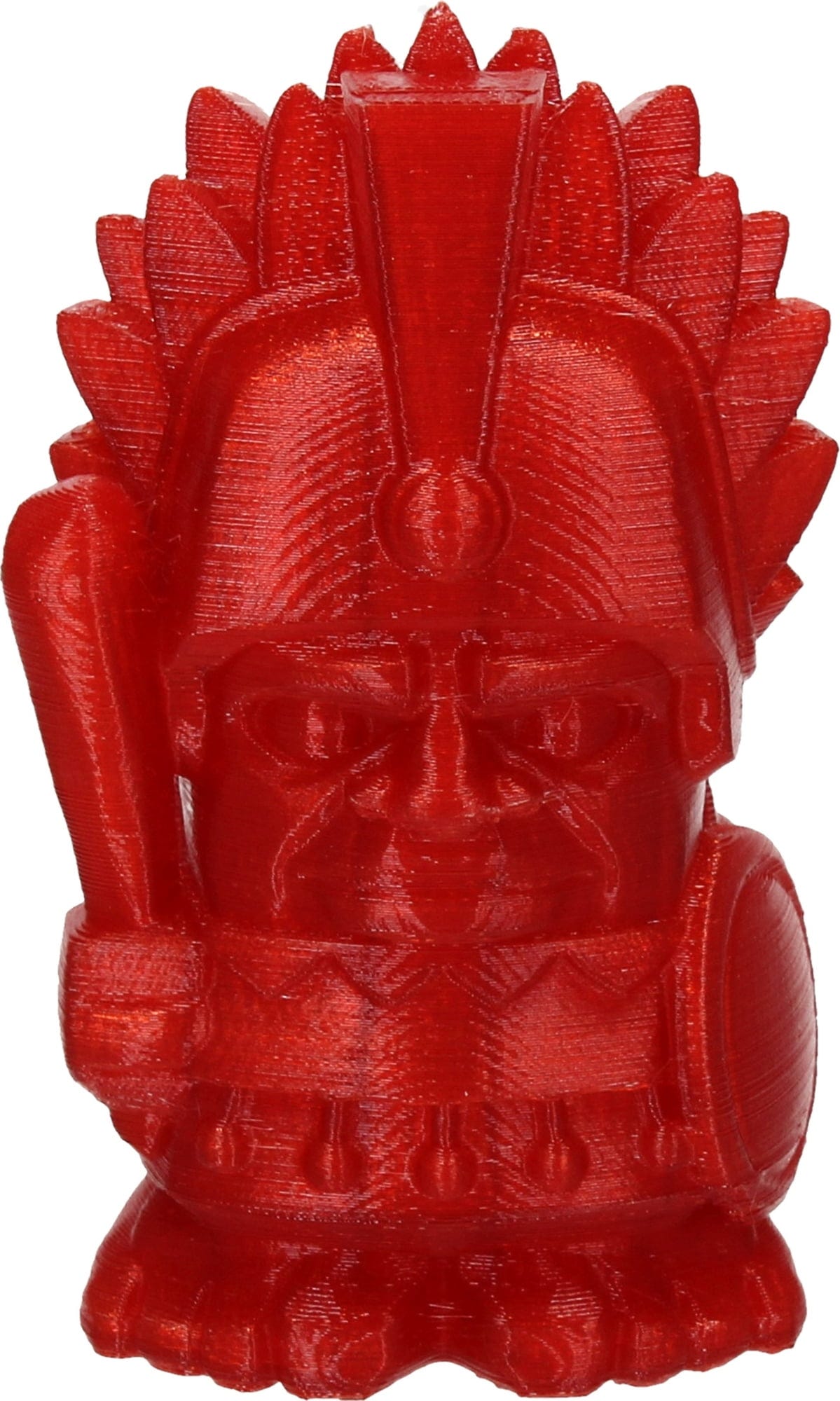 Extrudr  PETG Transparent Rot, 1,75 mm / 1100 g    Filament mit hervorragenden mechanischen Eigenschaften und gläserner Optik