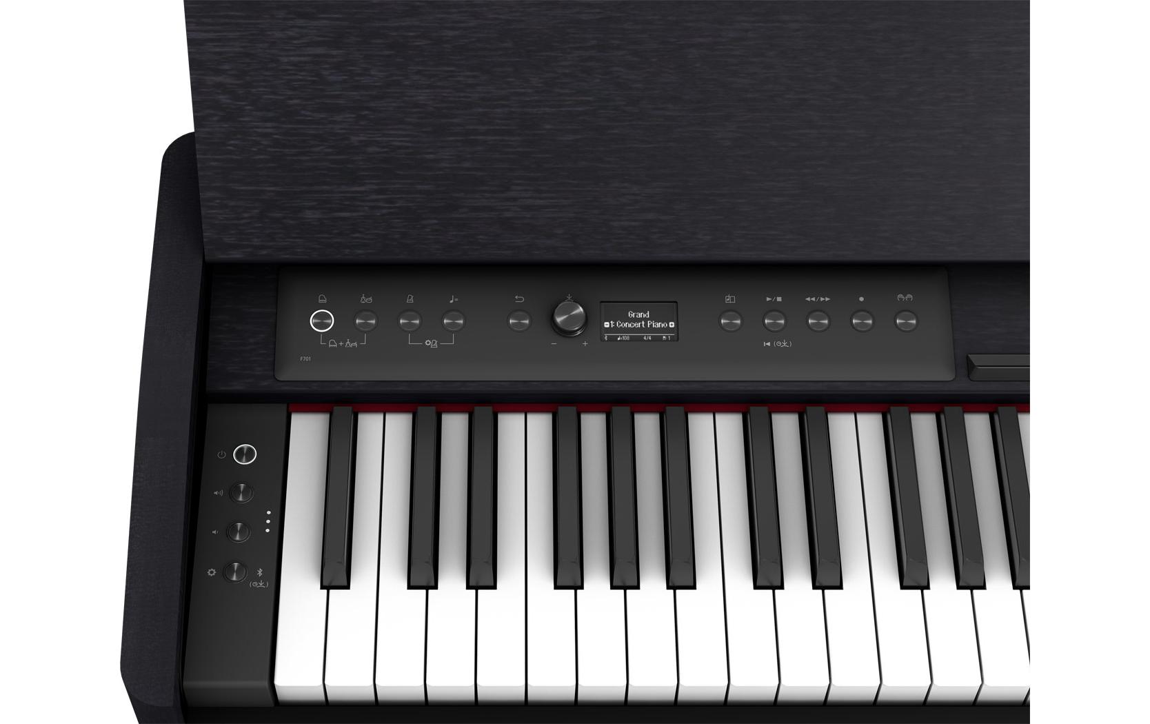E-Piano F701 CB<br>Das elegante Piano für moderne Wohnräume