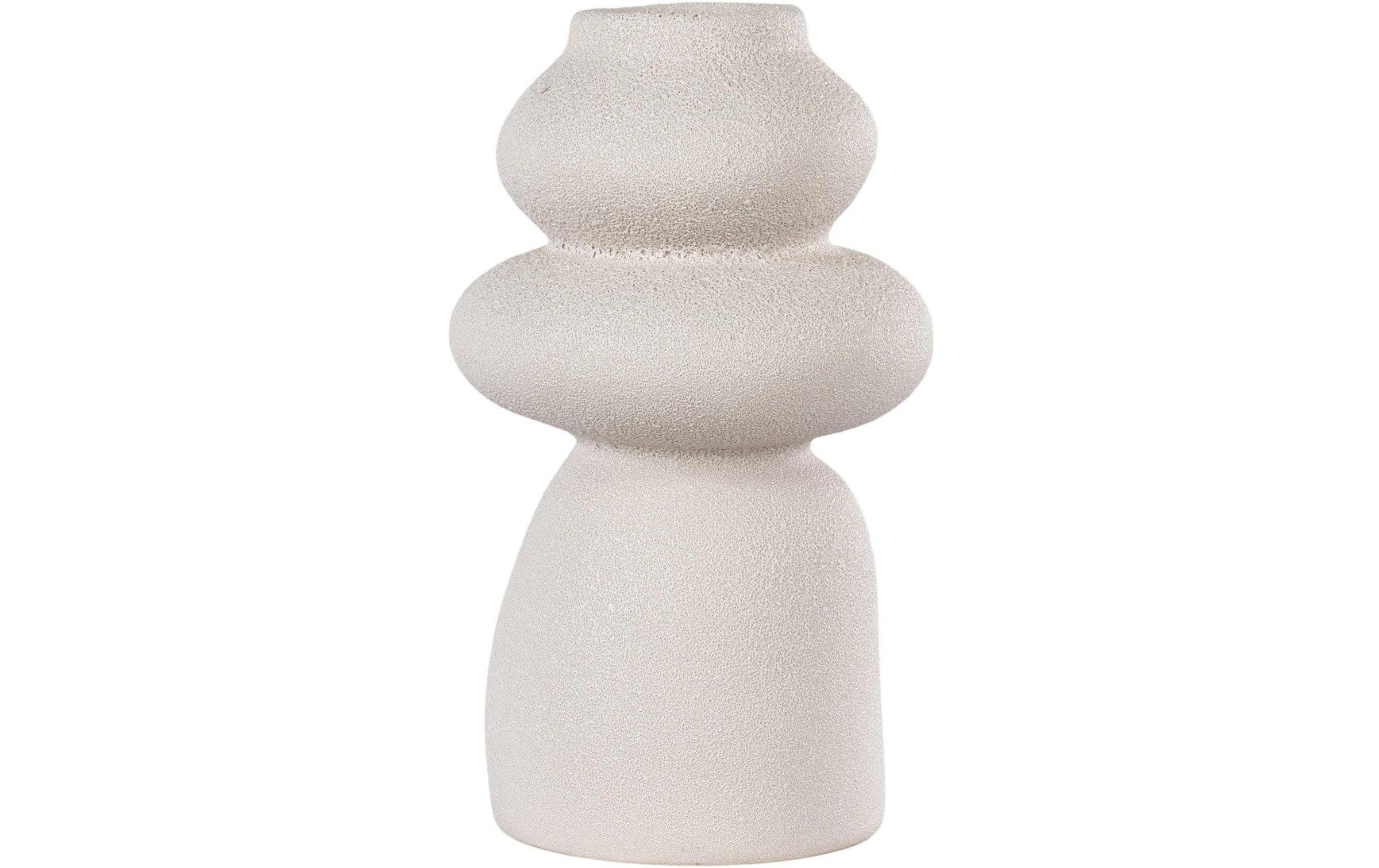 House Nordic Dekovase »rund 45438 cm, Beige«