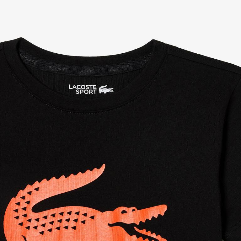 T-shirt enfant Tennis Lacoste SPORT crocodile oversize T-Shirts & Chemises - Noir - Lacoste - Garçon