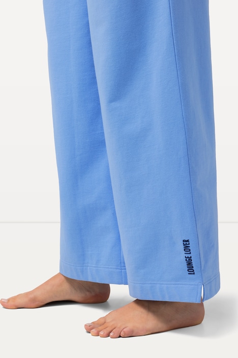 Loungewear-Hose, weites Bein, Elastikbund