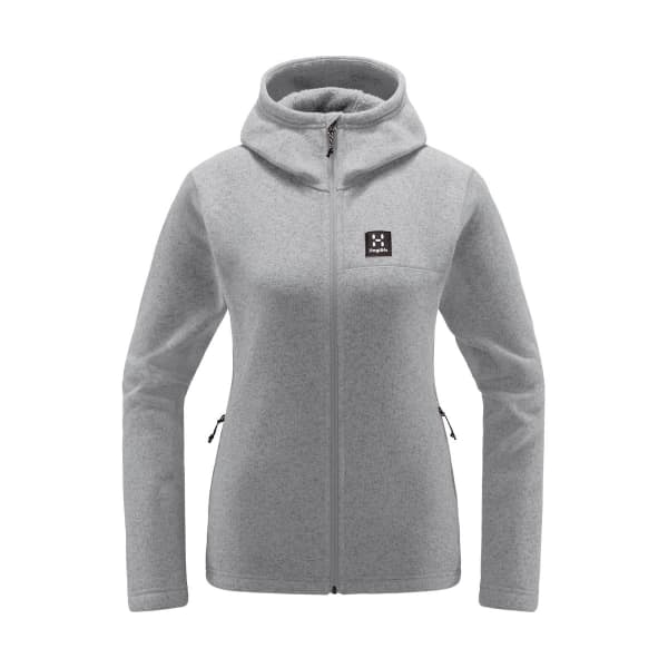 Veste polaire ski rando HAGLÖFS SWOOK HOOD WOMEN CONCRETE