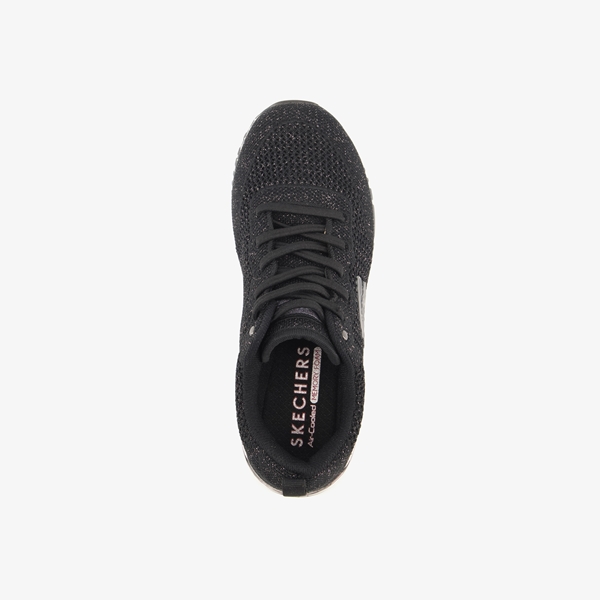 Skechers Sunlite Magic Dust dames sneakers zwart