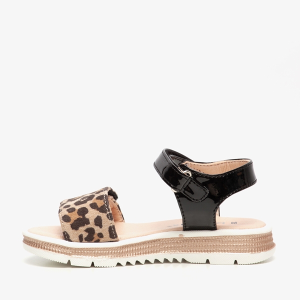 Blue Box meisjes sandalen met luipaardprint