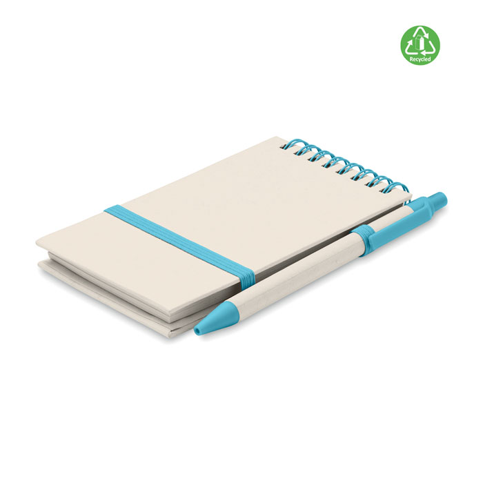 GiftRetail MO6837 - MITO SET Carnet en carton de lait recyclé
