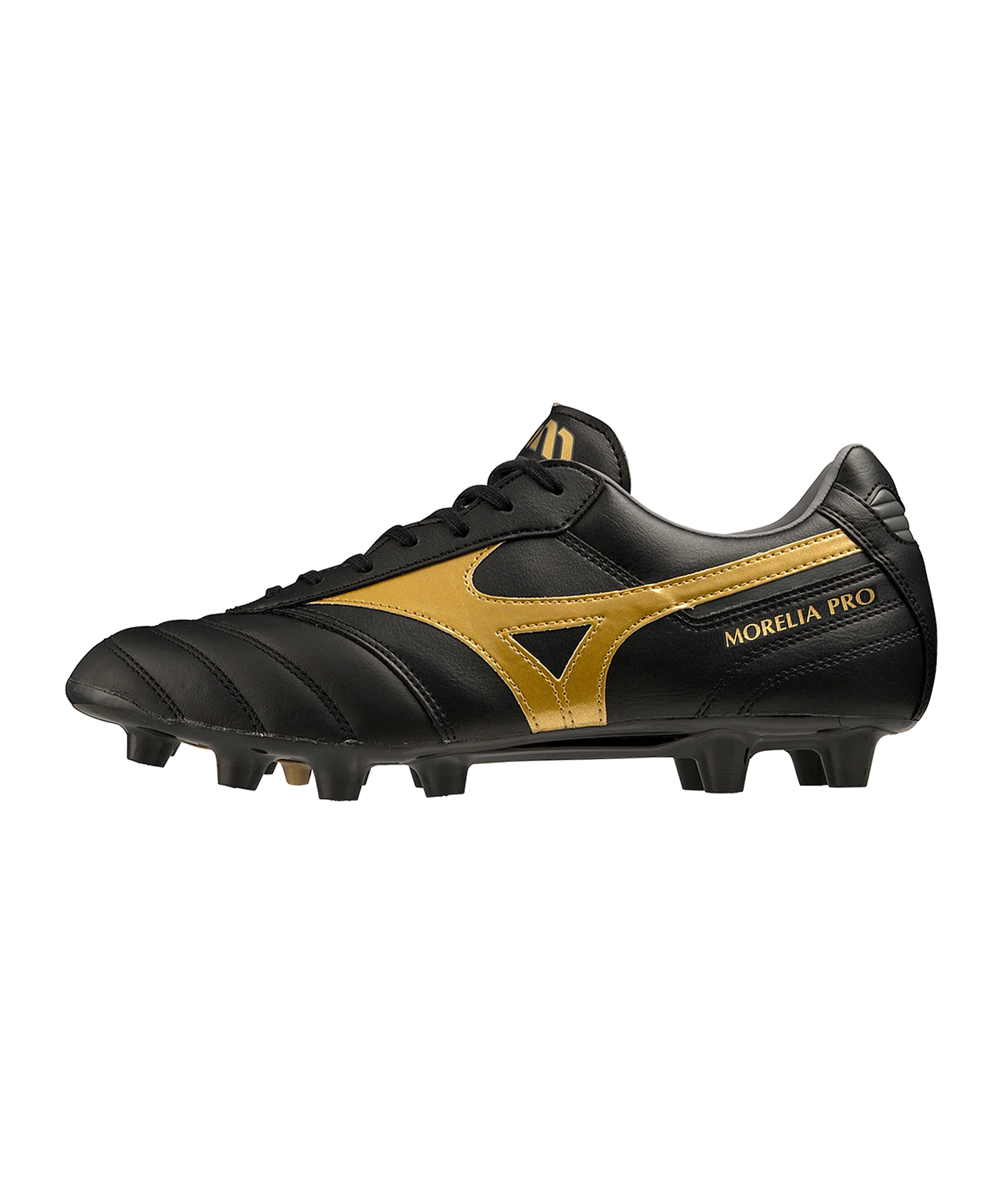 Mizuno Morelia II Pro FG Aurum Schwarz Gold F50