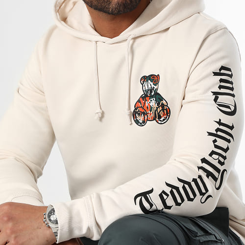 Sweat Capuche Essentials Art Series Orange Beige