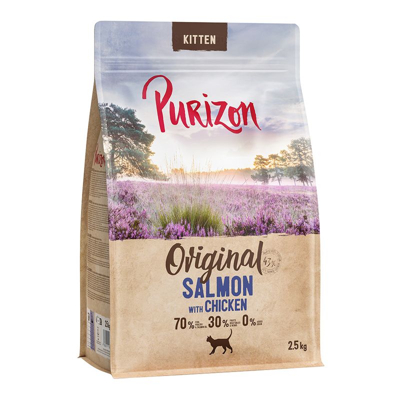 Purizon Kitten saumon, poulet - sans céréales