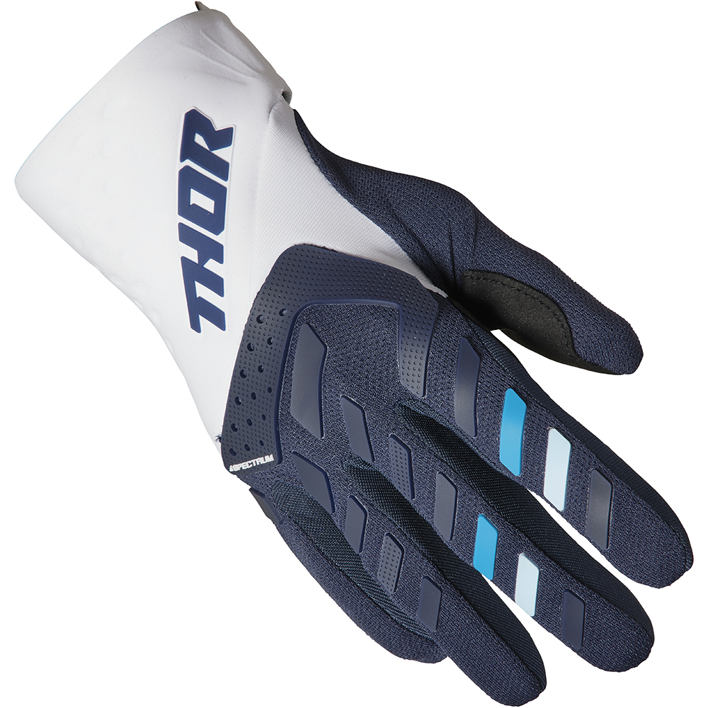 Thor Motocross - Gants femme Spectrum Bleu foncé / Blanc