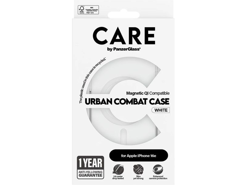 CARE by PanzerGlass Flagship 3-in-1 iPhone 16e Schutz-Paket für iPhone 16e