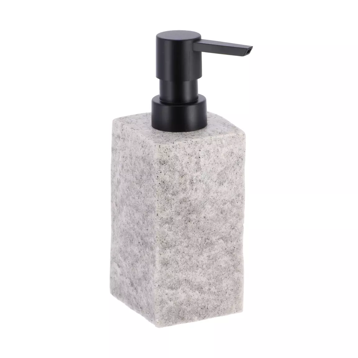 Set d'accessoires salle de bain Effet Pierre Gris