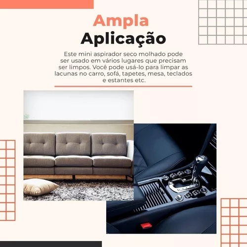 Mini Aspirador Soprador De Ar Port&aacute;til Usb Recarreg&aacute;vel