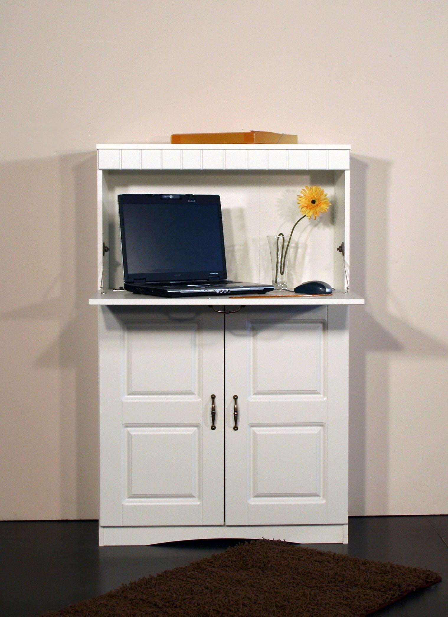 VOGL Möbelfabrik Sekretär »Hans, Sekretär,« kompakter PC-Schrank im Landhausstil, Breite 78 cm, Made in Germany