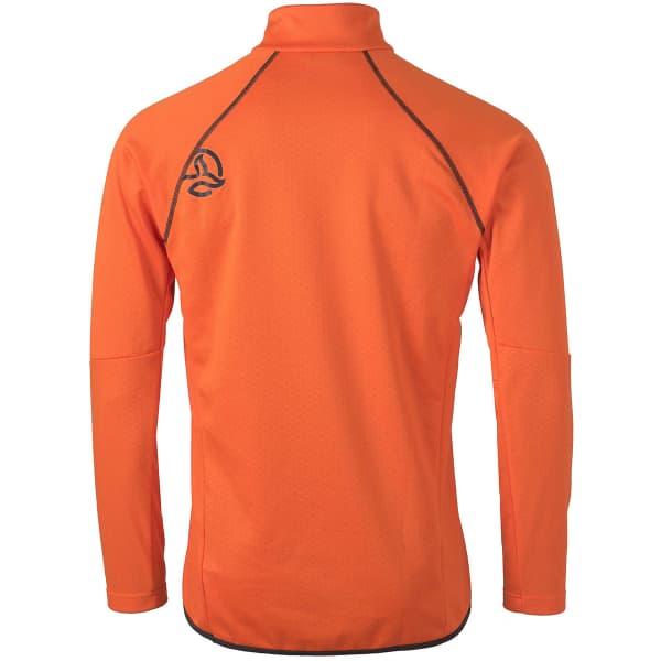 Sweat polaire randonnée TERNUA RAKKER 2.0 1/2 ZIP M NECTARINE