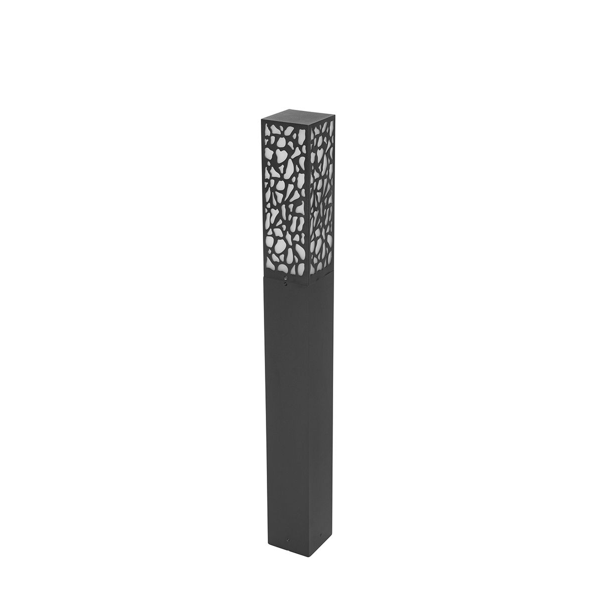 Modern buiten paaltje zwart 90 cm IP44 - Nicole