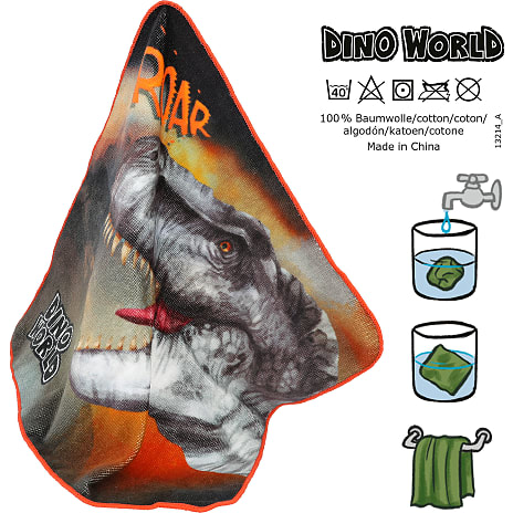 Dino world magisk vaskeklud – flere varianter - assorteret