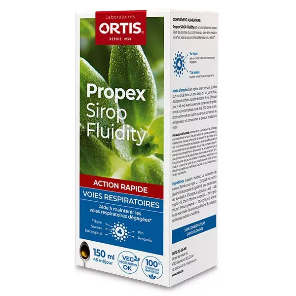 Xarope Ortis Propex Fluidity para Vias Aéreas Desobstruídas e Fortalecimento das Defesas Naturais 150ml