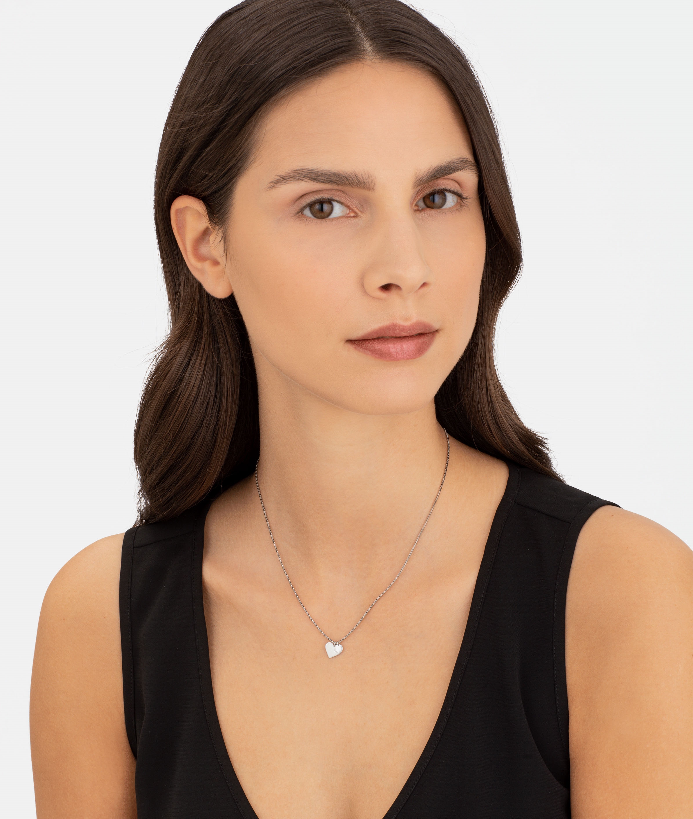 Liebeskind Berlin Kette mit Anhänger »Schmuck Geschenk Edelstahl Halskette Herz«
