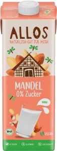 Allos Mandel Drink ohne Zucker, 1 l