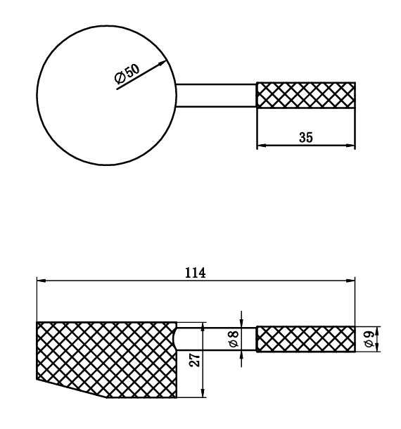 Saniclear Iron Curved hendel voor wastafelkranen (SK24874 en SK24858)