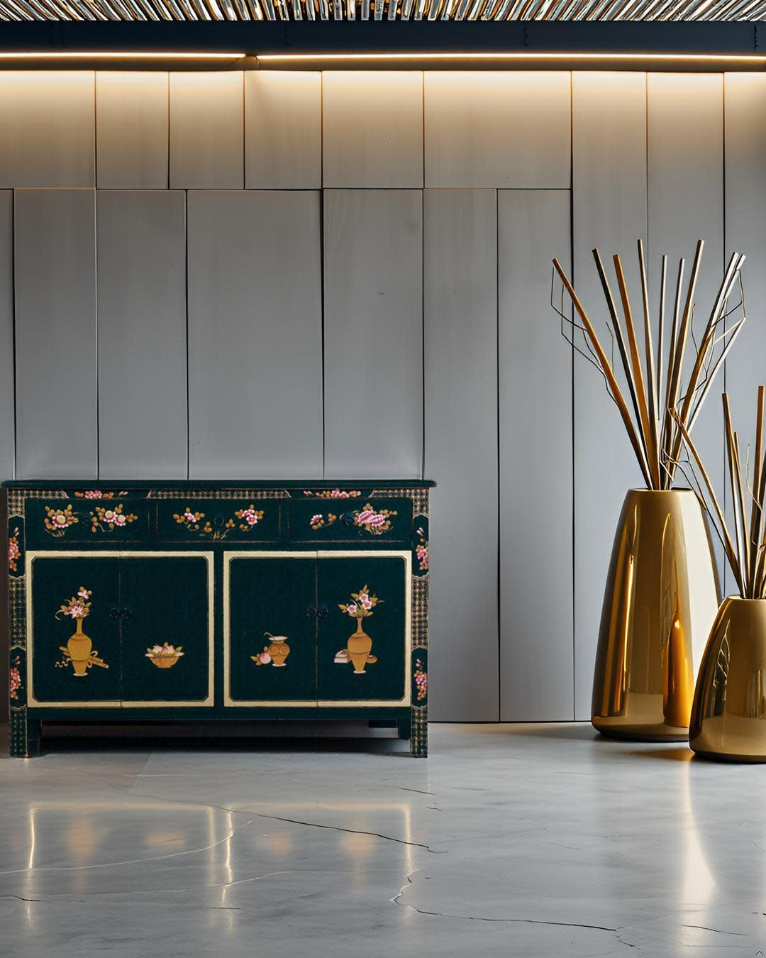 Fine Asianliving Chinese Dressoir Zwart