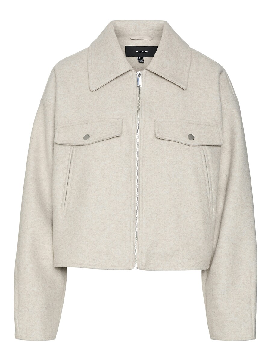 VERO MODA<br>Jaqueta curta com zíper
