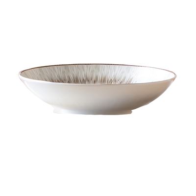 Vaisselle blanche en porcelaine émaillée