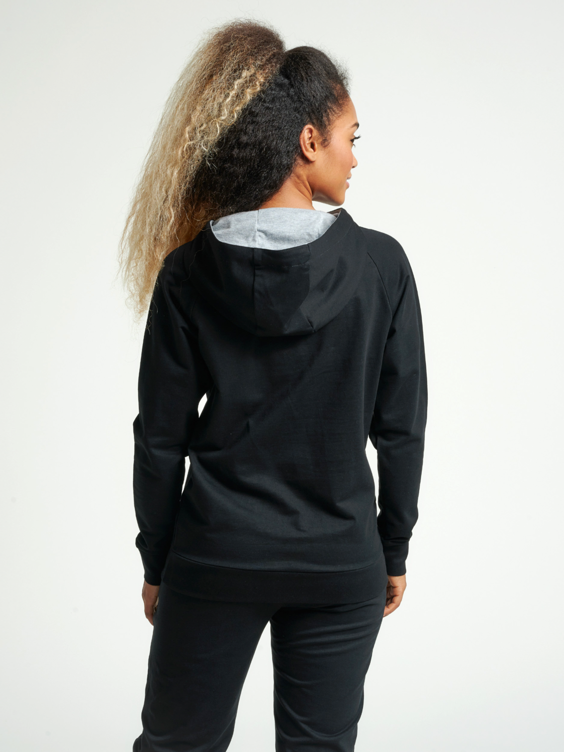 HUMMEL GO COTTON LOGO HOODIE WOMAN