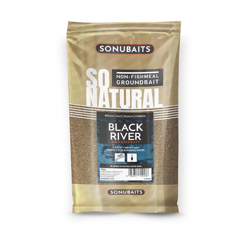 Amorce Sonubaits So Natural Groundbait Black River