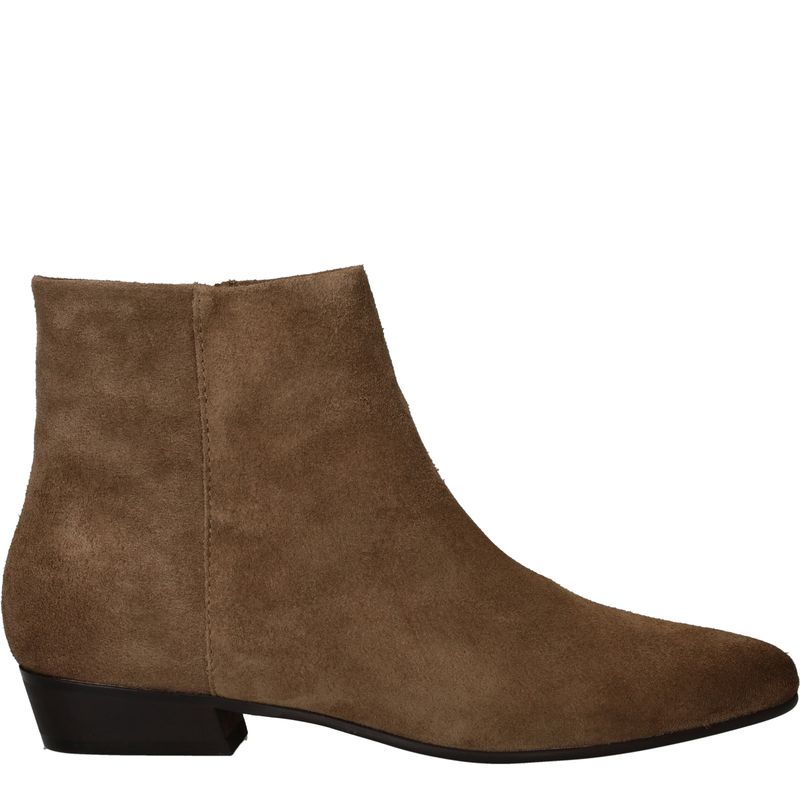LOFF1881 Enkellaarsjes Taupe Dames