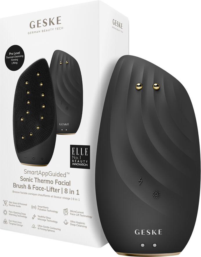 GESKE Sonic Thermo Facial Brush & Face-Lifter | 8 in 1