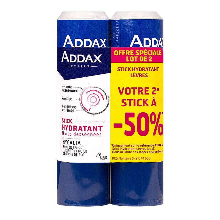 Sticks lèvres hydratant (-50% sur le 2ème stick)