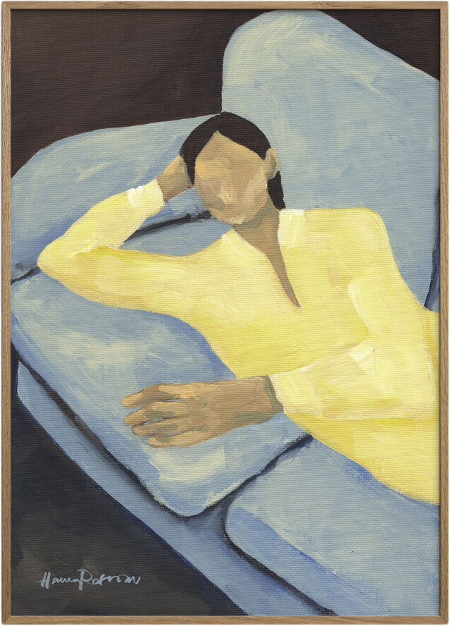 The Poster Club The Poster Club x Hanna Peterson - Blue Sofa Flerfarvet