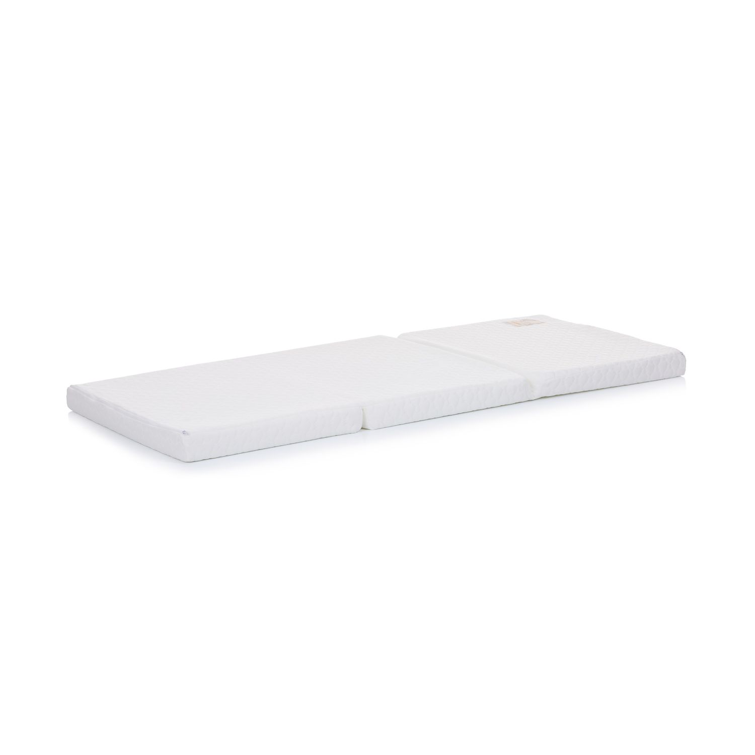 Chipolino Baby-Faltmatratze Aloe, Maße 120 x 60 x 6 cm, hypoallergen weiß