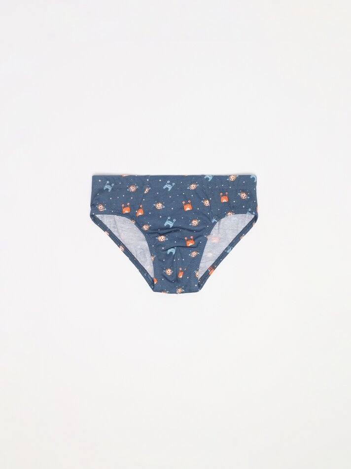 Pacote com 3 cuecas estampadas - Cores variadas