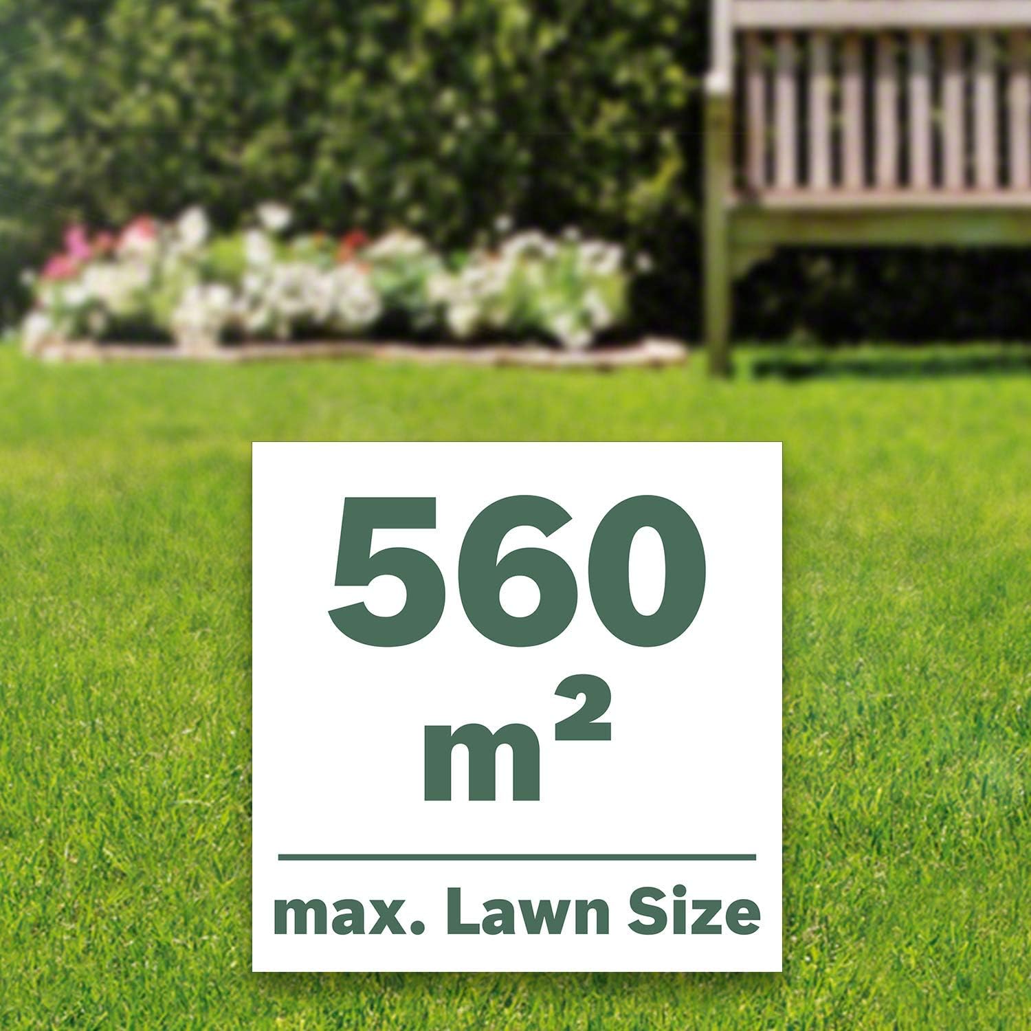 Bosch Cordless Lawnmower UniversalRotak 36-560 (36 Volt, 2x Battery 2.0 Ah, Cutting Width: 36 cm, Lawns up to 560 m², in Carton packaging)