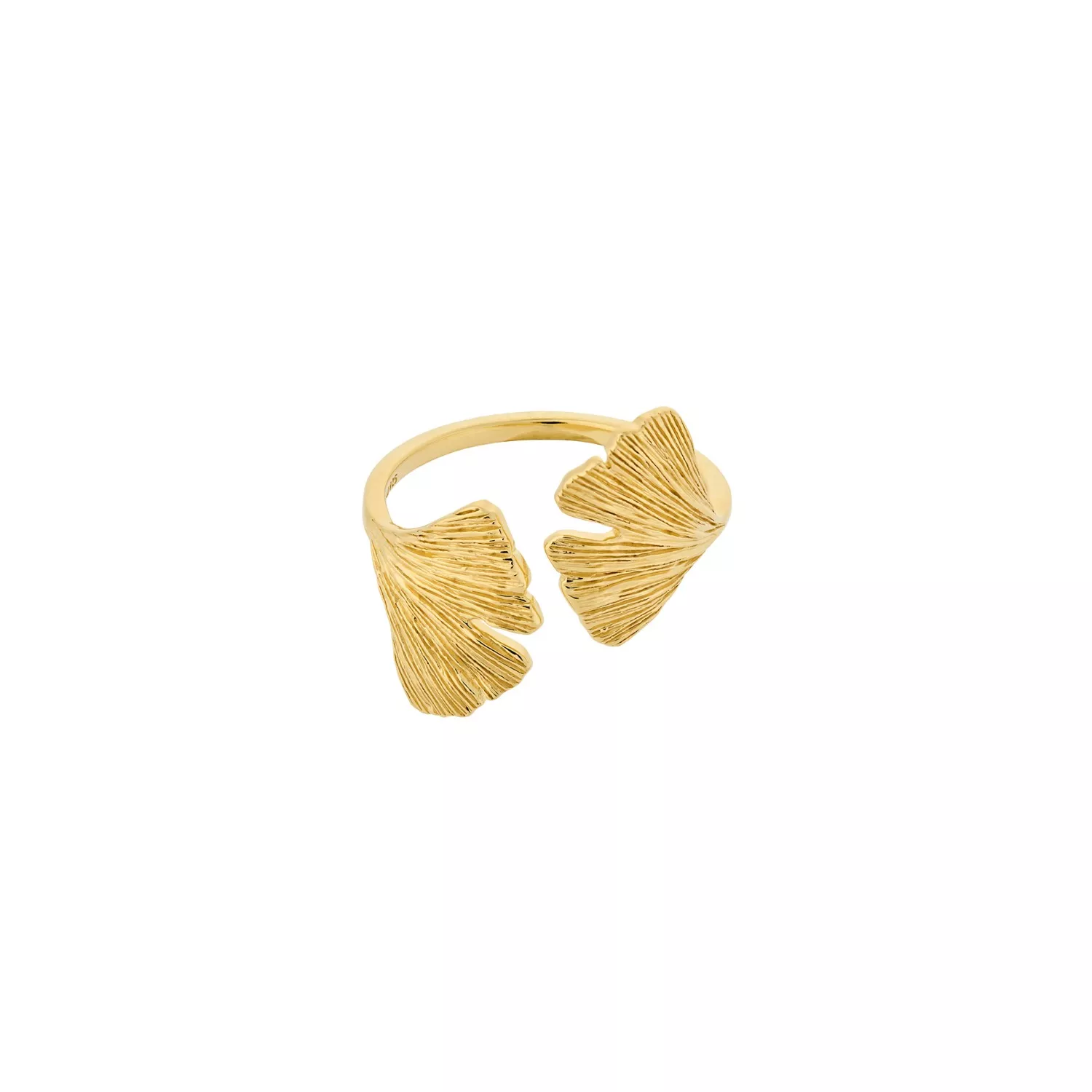 Pernille Corydon Biloba Ring 18 kt. Forgyldt Sølv R-343-GP