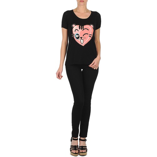 Manoush - TEE SHIRT VALENTINE - Noir