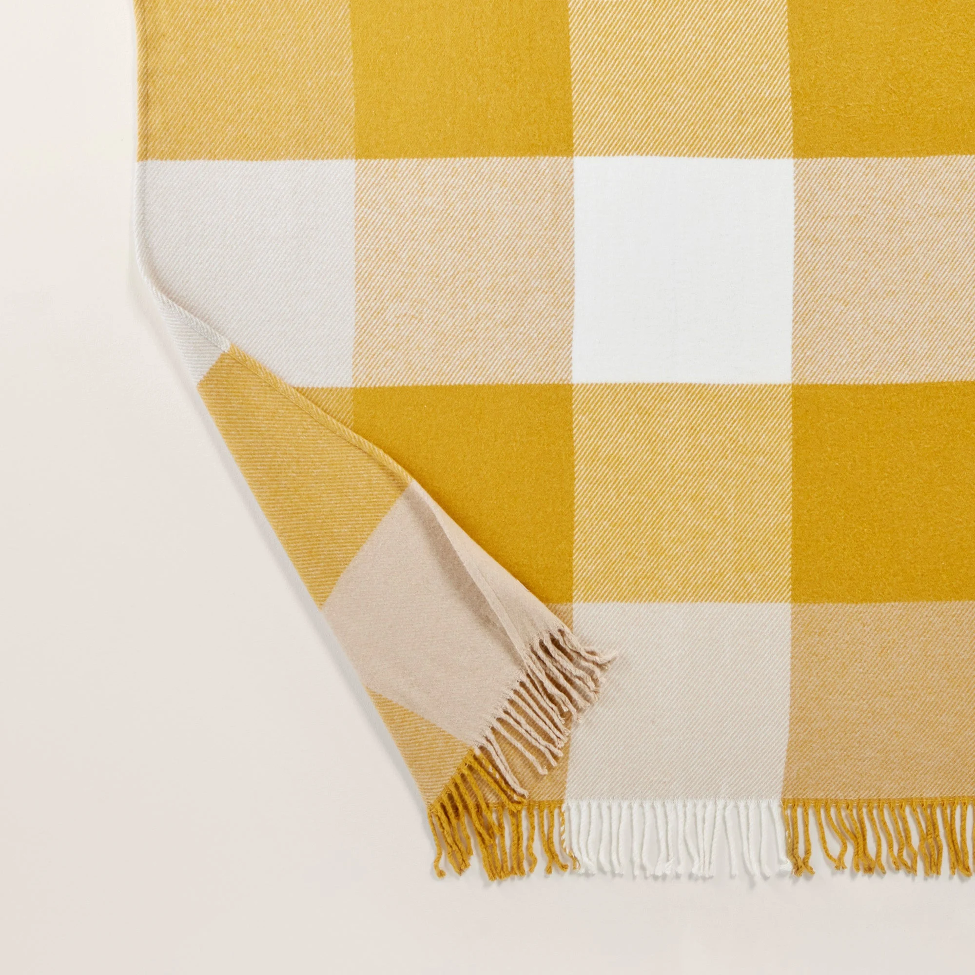 LIVIA - Plaid | Jaune