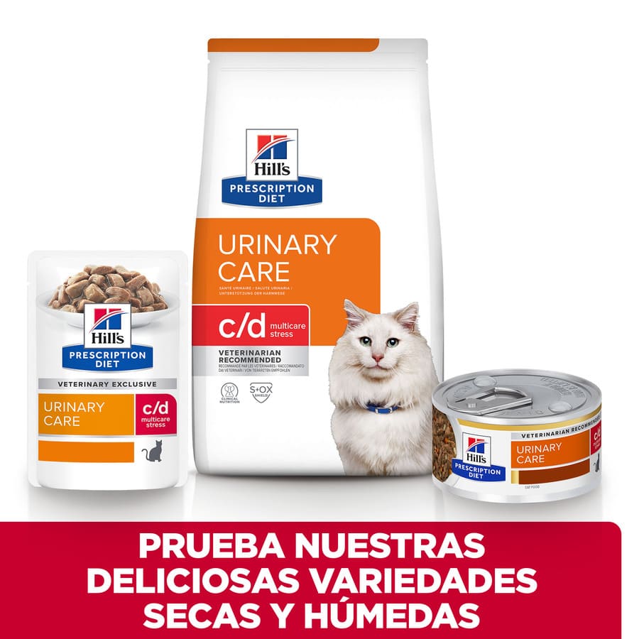 Hill's Prescription Diet Urinary Care c/d multicare stress pollo pieso para gatos