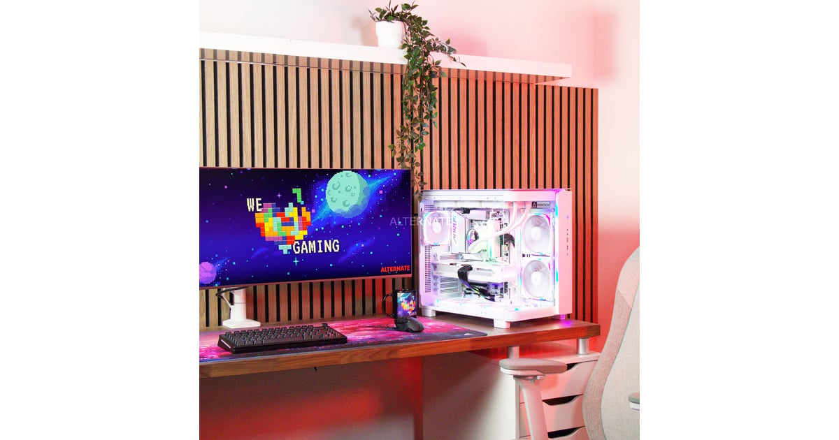 ALTERNATEThunderstorm Pro Ryzen 7 - RX 9070 XT White gaming pc  (Wit | R7 9800X3D | RX 9070 XT | 32 GB | 2 TB SSD)