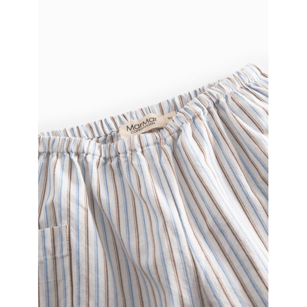 Køb MarMar Cotton Blue Iris Stripe Panto Bukser