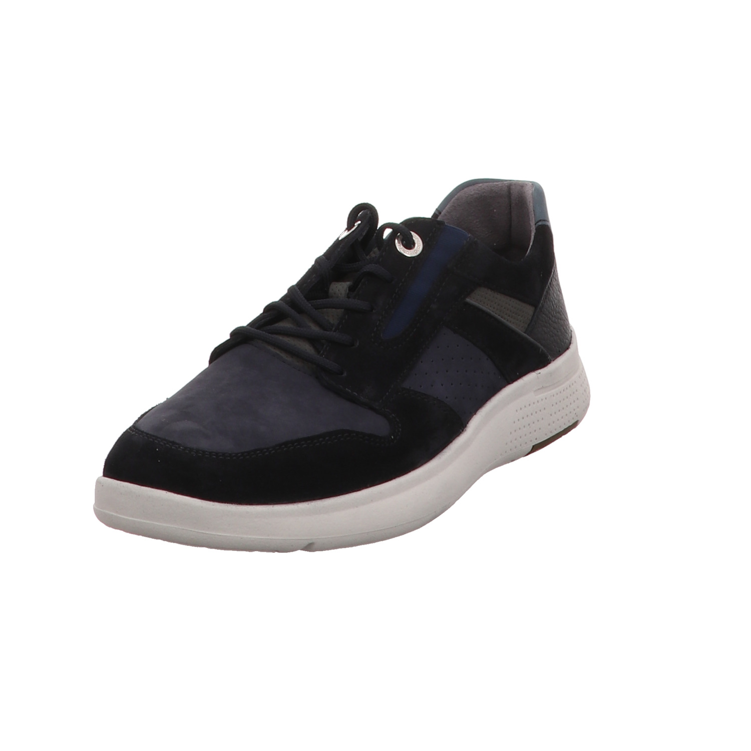 Waldläufer Schnürschuh d.blau blau
