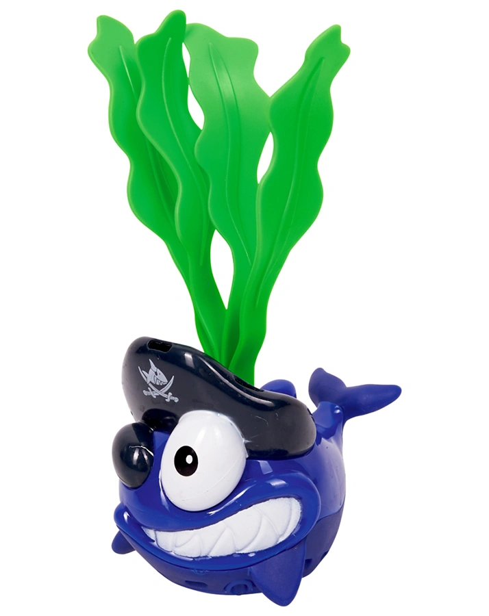 Blinkender Tauch-Hai CAPT'N SHARKY in dunkelblau